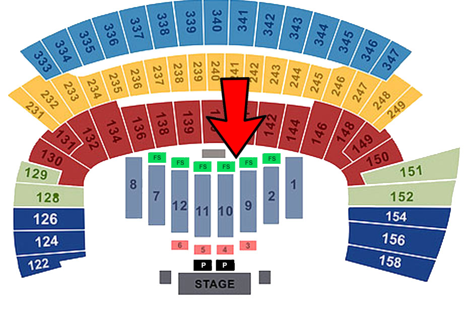 Friday (Sec FS4/Row 1/ Seat 15)